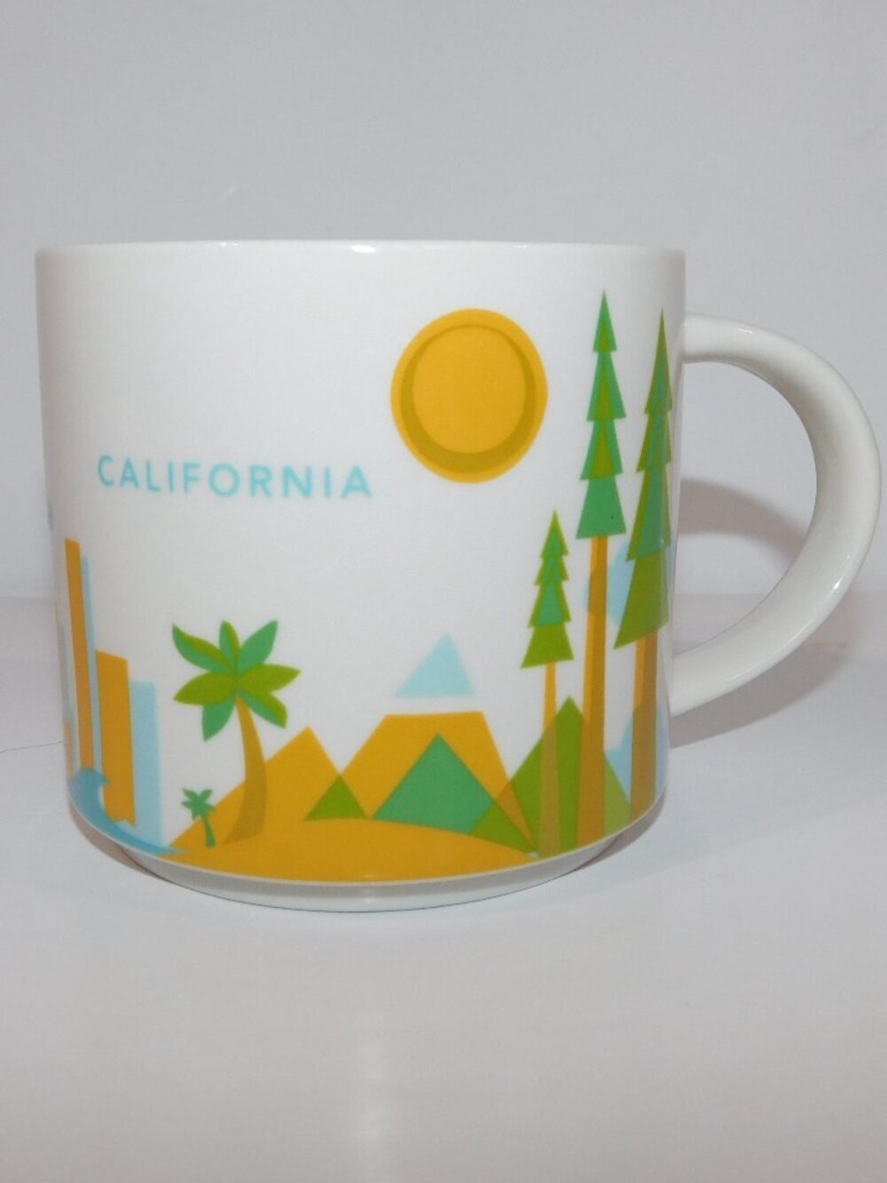 2013 Starbucks California Mug YAH You Are Here Collection Coffee